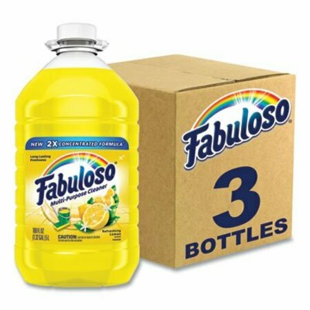 COLGATE-PALMOLIVE Fabuloso, MULTI-USE CLEANER, LEMON SCENT, 169 OZ BOTTLE, 3PK 96987